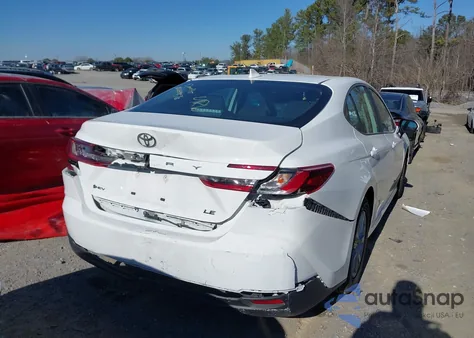 2025 Toyota Camry Le from USA, damaged, VIN 4T1DAACK6SU053214